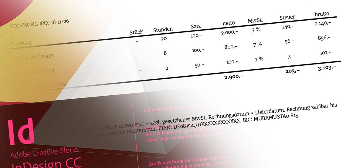 Indesign Rechnung Ganz Einfach Per Script Erstellen S2 Concept Design Munchen